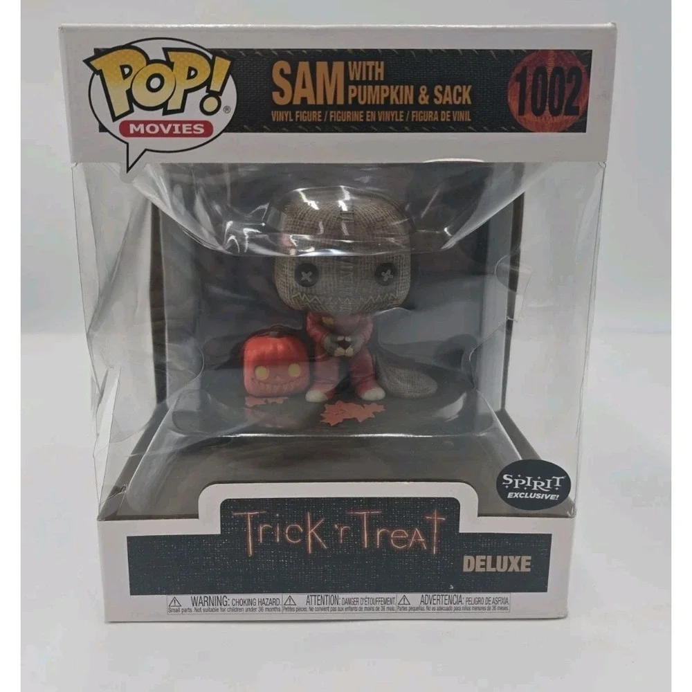 Funko Pop! Deluxe: Trick r Treat - Sam with Pumpkin and Sack - Spirit...